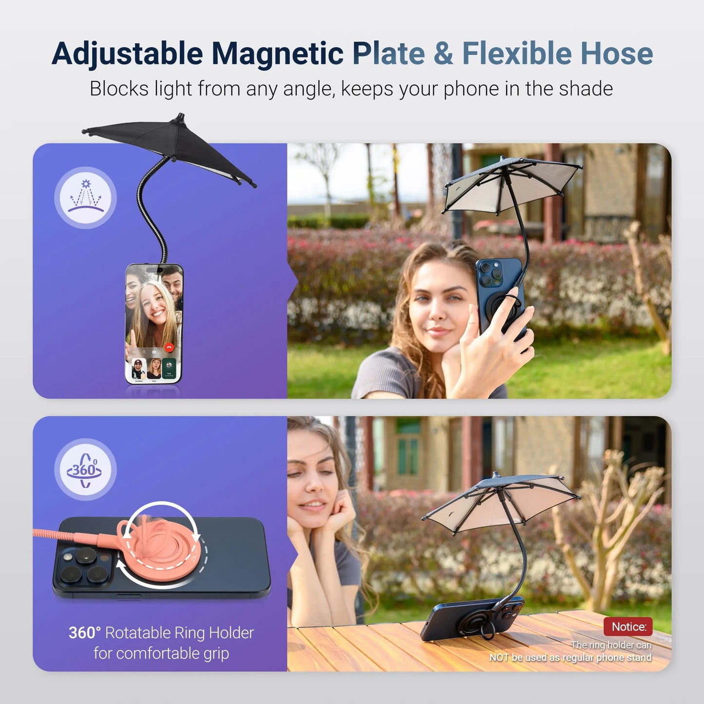 Magnetic Phone Umbrella For Iphone And Androi