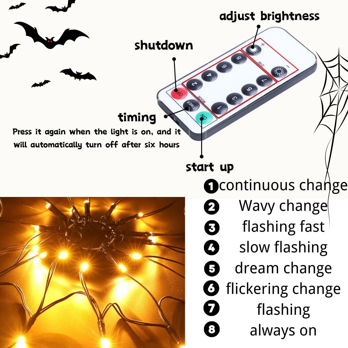 Spider LED Web