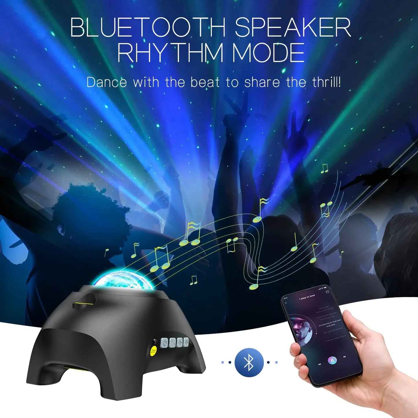 Aurora Projector,  Bluetooth Speaker